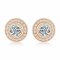 Cartier D'AMOUR Earrings in 18K Pink Gold with Diamond